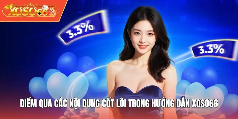 Điểm qua các nội dung cốt lõi trong hướng dẫn XOSO66